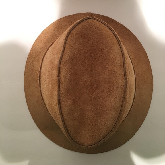 Vintage Genuine Suede Split Leather Western Hat - Picture 2 of 3